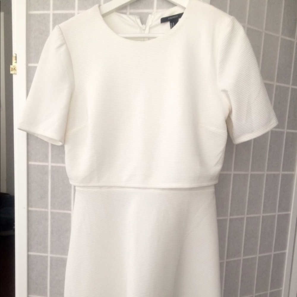 5/$30 Forever 21 White Dress